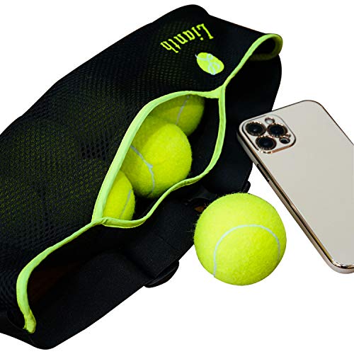 Lianth Tennis Ball Band for Holding Tennis Balls and Pickleballs Running Waist Bag for Women Men Kids…