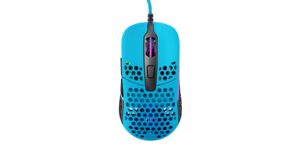 xtrfy m42 rgb ultra light gaming mouse - miami blue