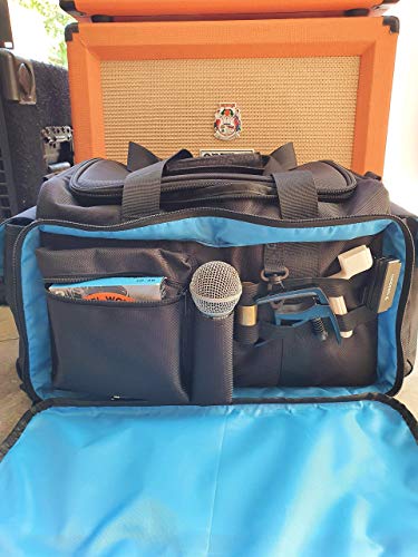 BlueBudgie Musicians Gig Bag, Gear Bag - For Guitarists, Bass Players, Sound Technicians, DJ.