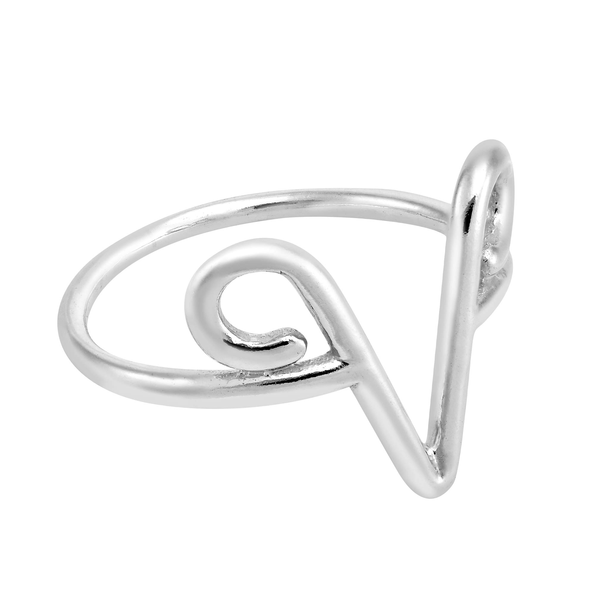 Astrological Zodiac Sign 'Aries' .925 Sterling Silver Band Ring (7)