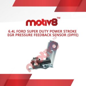 Motiv8 6.4L Power Stroke EGR Pressure Feedback Sensor (DPFE) | Compatible with 6.4L FORD SUPER DUTY F250 F350 F450 F550 2008 2009 2010 | Replaces: 8C3Z9J460D DPFE9 DPFE17 AP63473