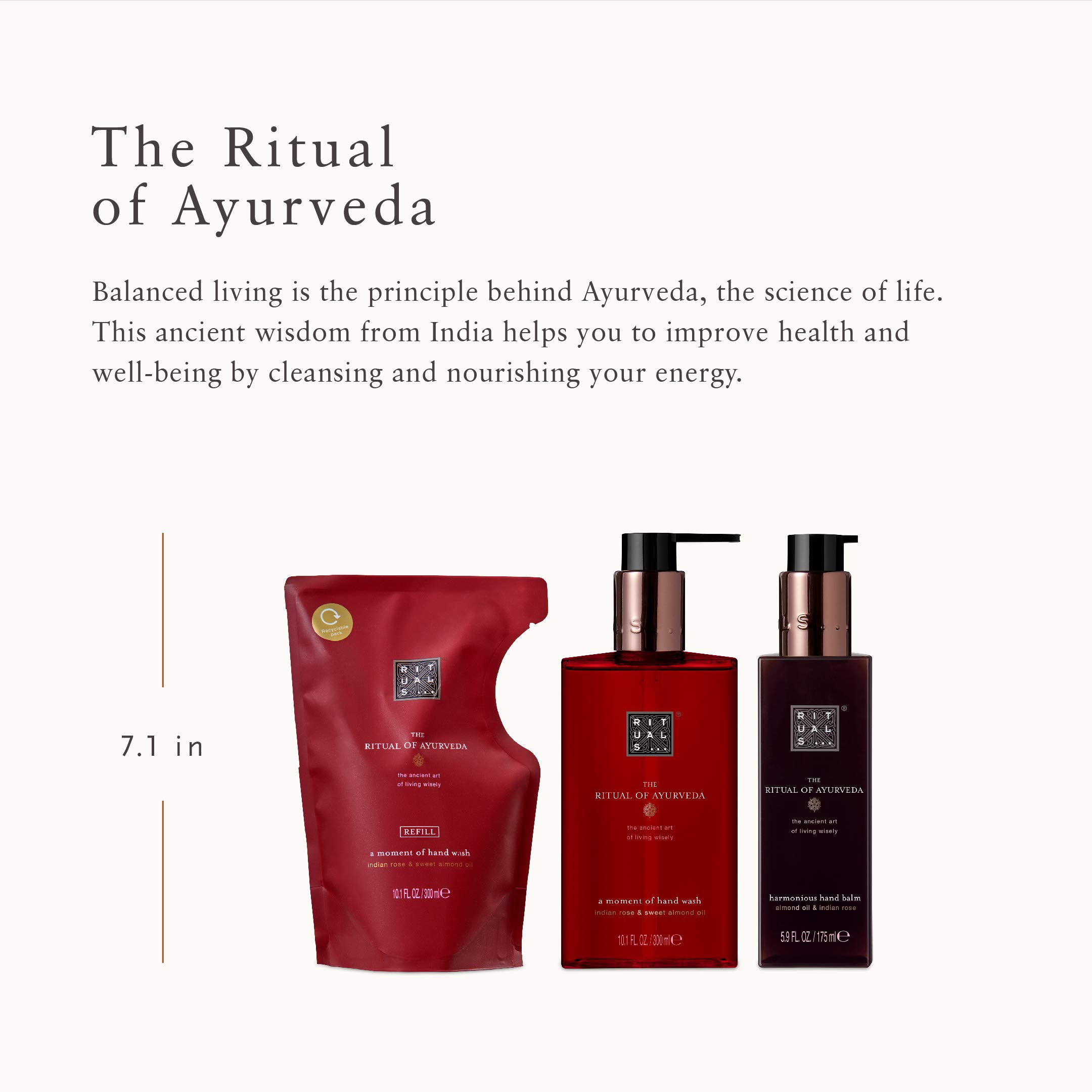 RITUALS The Ritual of Ayurveda Hand Lotion, Hand Wash and Refill Set