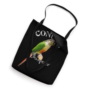 Funny Conure Whisperer Green Cheek Conure Bird Gift Tote Bag