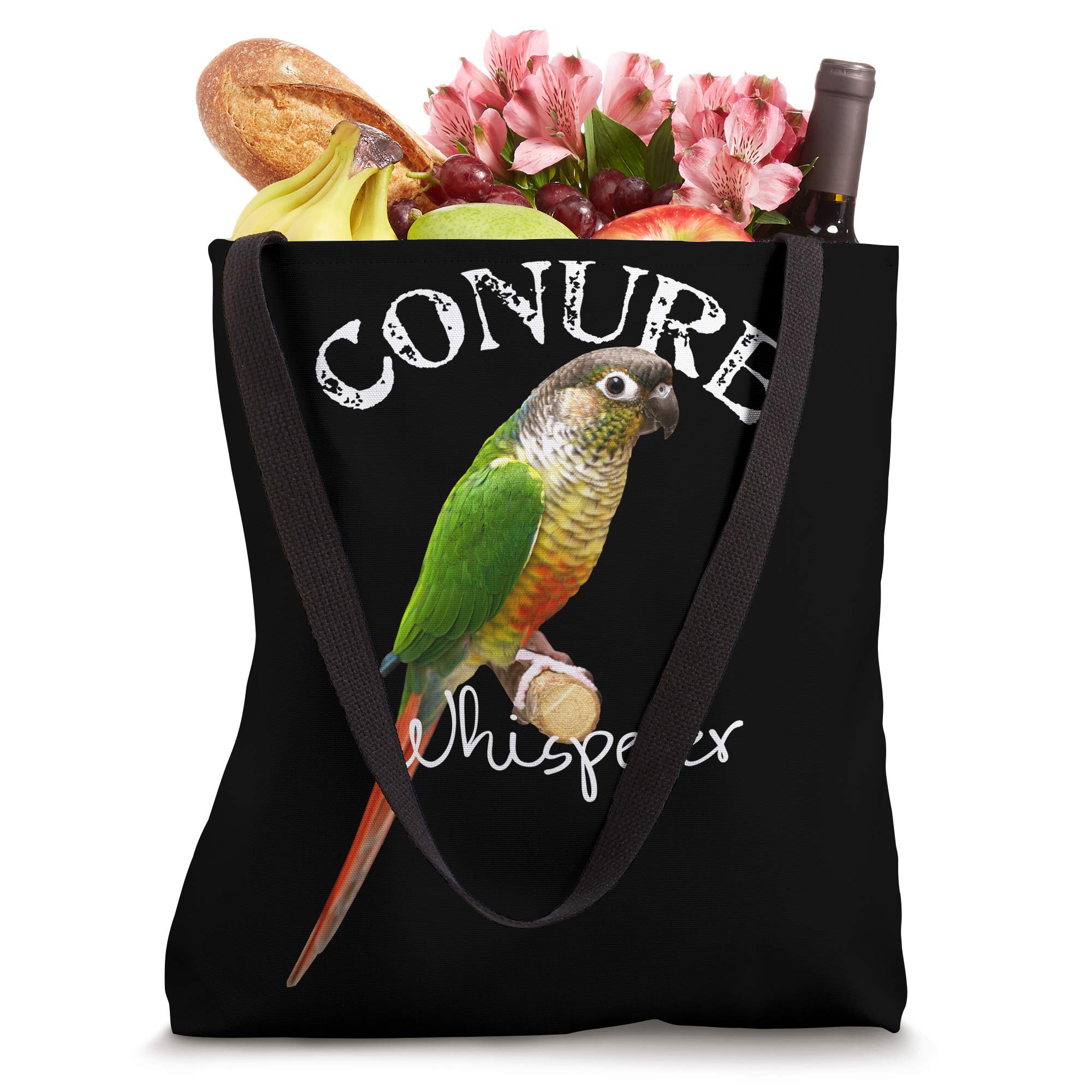 Funny Conure Whisperer Green Cheek Conure Bird Gift Tote Bag