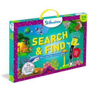 Skillmatics Preschool Learning Activity - Search and Find Educational Game, Perfect for Kids, Toddlers Who Love Toys, Art and Craft Activities, Gifts for Girls and Boys Ages 3, 4, 5, 6