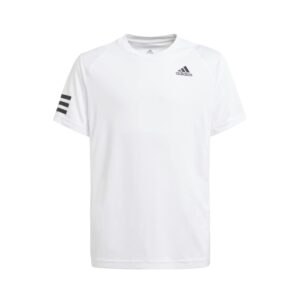 adidas Club Tennis 3-Stripes Tee, Boys//Black, Medium