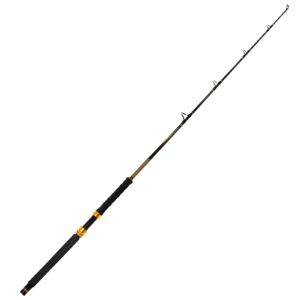 Fiblink Fishing Trolling Rod 1 Piece Saltwater Offshore Rod Big Name Heavy Duty Rod Conventional Boat Fishing Pole (6',30-50lbs)