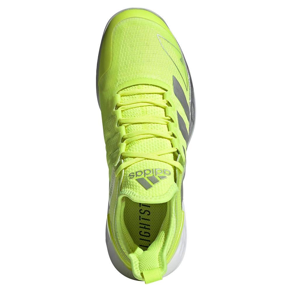 adidas Adizero Ubersonic 4 Solar Yellow/Silver Metallic/Halo Blue 5.5 B (M)