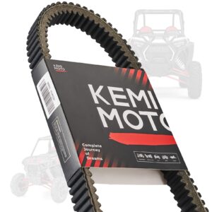 KEMIMOTO Heavy Duty Carbon Drive Belt Compatible with 2023 Polaris RZR XP 1000 and General XP 1000, UTV Drive Belt Replacement for 3211180, 27C4159