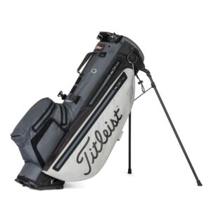 titleist - players 4 plus stadry golf bag - gray/charcoal/black