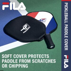 FILA Accessories Pickleball Paddle Cover Neoprene - Official Pickleball Graphite or Wood Paddles, Pickleball Equipment & Accessories