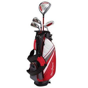 macgregor golf dct junior golf clubs set with bag, left hand ages 6-8