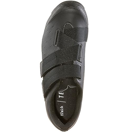 Fizik Unisex X10 Terra Powerstrap X4 Black 39.5 (7 US), Gravel Clip-in Comfortable Shoes, Men