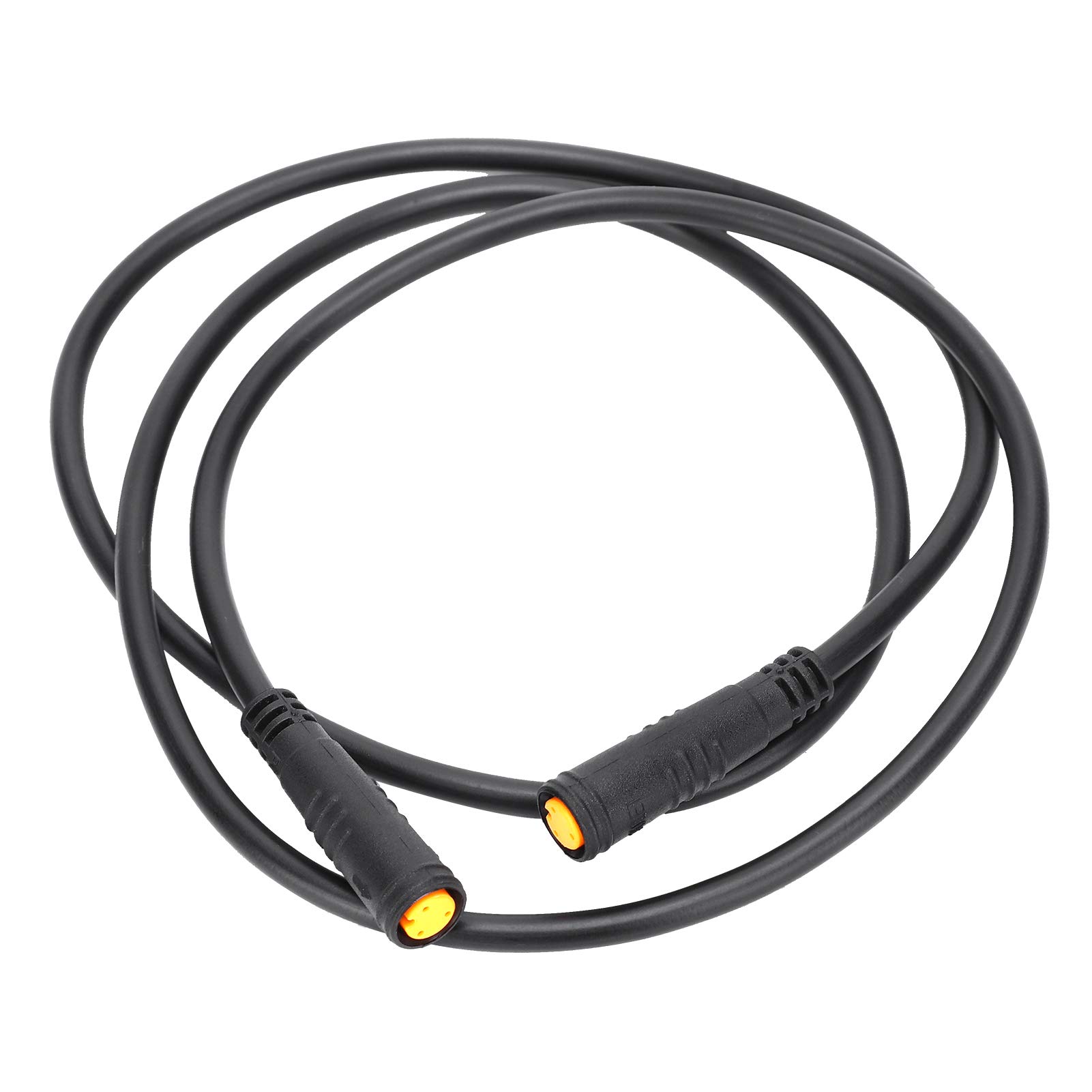 Demeras Cable Connector Conversion Waterproof 3pin Adapter Cable Accessory for Electric Bicycle (Yellow) Accesorios modificados para bicicletas eléctricas