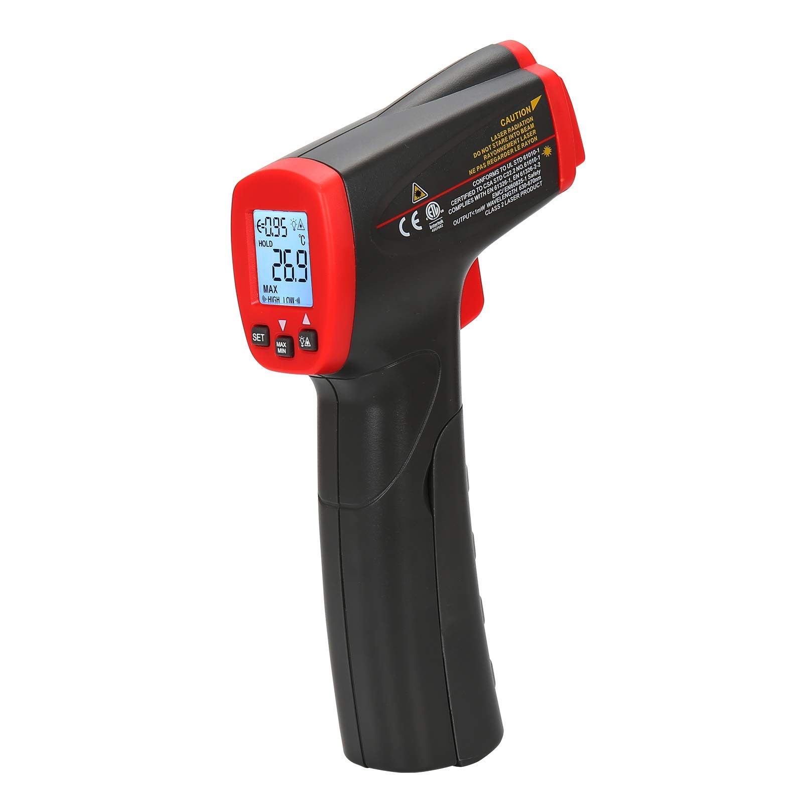 UNI-T UT300S Infrared Thermometer IR Non Contact Digital Laser Temperature Gun -25.6~752°F/-32~400°C for HVAC Home Repair & Maintenance, NOT for Human