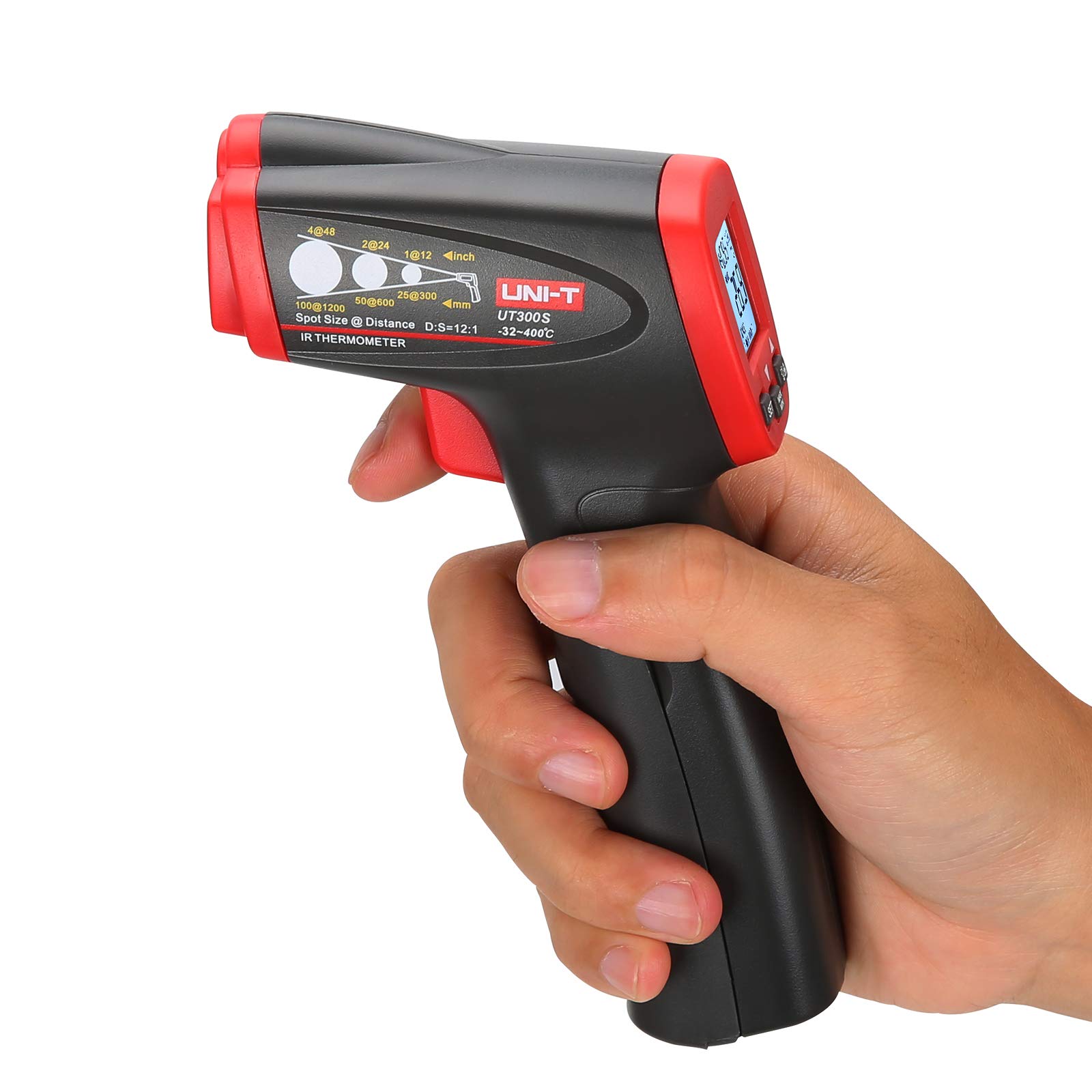 UNI-T UT300S Infrared Thermometer IR Non Contact Digital Laser Temperature Gun -25.6~752°F/-32~400°C for HVAC Home Repair & Maintenance, NOT for Human