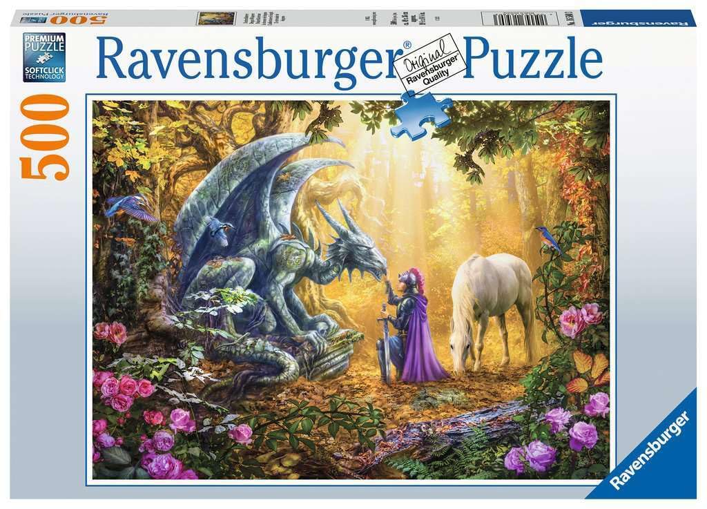 Ravensburger Dragon Whisperer 500 Piece Jigsaw Puzzle for Adults | Unique and Intricate Design | Premium Quality Material | Engaging and Relaxing Puzzle Game | Ideal Gift for Puzzle Enthusiasts