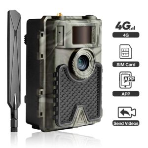 WingHome 4G Cellular Trail Camera Hunting Accessery Wildlife Scouting Farm Monotoring Cam with Phone APP and SIM Card+ Hunting Game Camera Holder