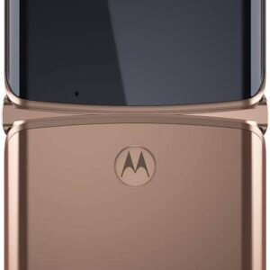 Moto Razr 5G 2020 (256GB, 8GB) 6.2" Flip P-OLED, Snapdragon 765 5G, 2800mAh Battery, 48MP Camera (Fully Unlocked for AT&T, T-Mobile, Verizon, Global) XT2071-2 Gold (Renewed)