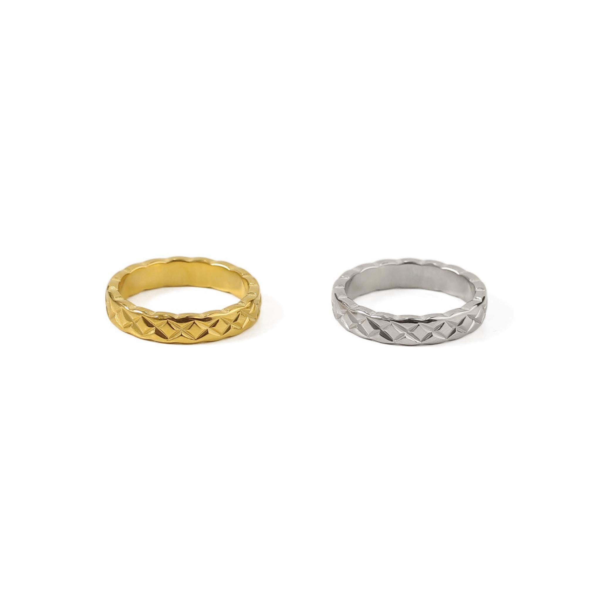 Shapes Studio THE PETITE CRUSH RING (Two Colors) (Gold 7)