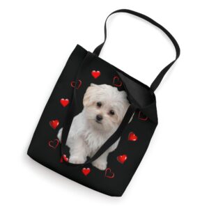 Maltese Dog Lover Dogs Puppies Owners Design Tote Bag