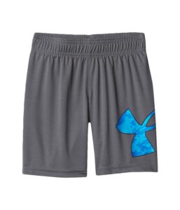 under armour boy shorts, pitch gray s21, 4