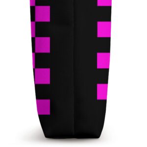 Gamers Gmod Black & Pink Checkered Tote Bag