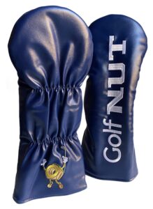 golf nut special edition embroidered driver headcover for the avid golfer or stocking stuffer!