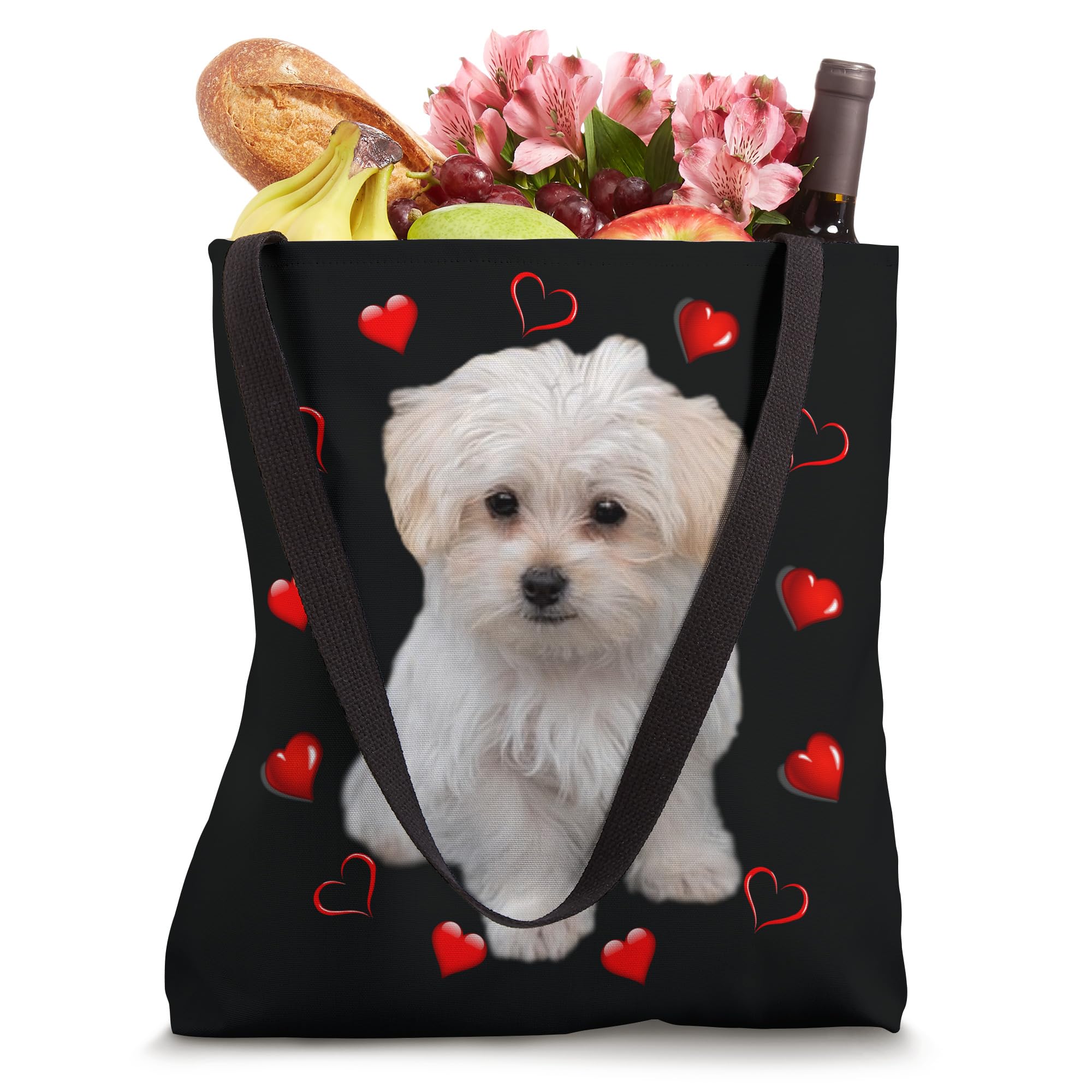 Maltese Dog Lover Dogs Puppies Owners Design Tote Bag