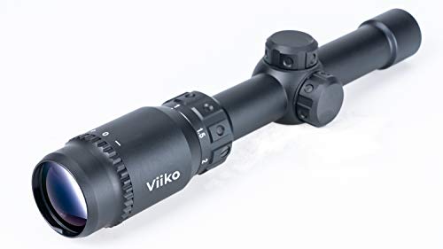 Viiko Long Eye Relief Scope 1-5x24 LPVO Half Mildot Reticle 7.6’ Eye Relief Fits Mosin 1891/30 M39 M44 Huge Eye Box