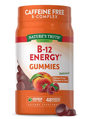 Nature's Truth Vitamin B Complex Gummies | 48 Count | with B-Vitamins, L-Carnitine & Ashwagandha | Vegan, Non-GMO & Gluten Free Supplement