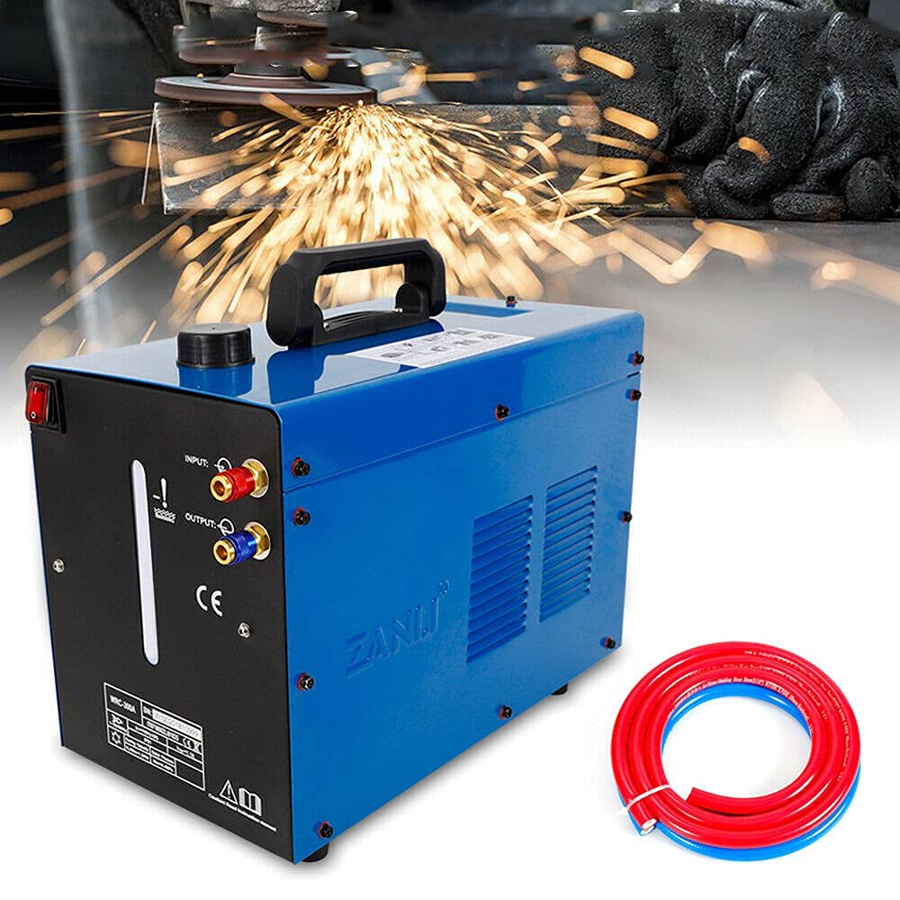 TIG Cooler Welder Water Cooler 10L Tank Mi-ller Cooler 110V Water Cooled TIG Welder Torch Water Cooling Machine System WRC-300A