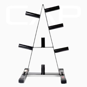 CAP Barbell Olympic 2-Inch Plate Stand, Black (RK-2AJ)