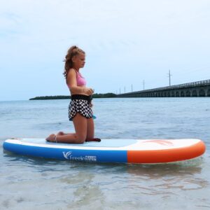 Freein Kids Sup Inflatable Stand Up Paddle Board 7'8" Long ISUP with Pump and Adapter