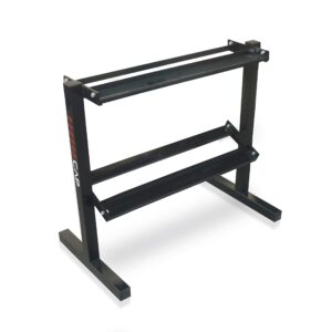 cap barbell rk-24d-2j 24” dumbbell storage rack, black