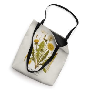 Dandelion Vintage Botanical, Herbalist Gardening Gift Tote Bag