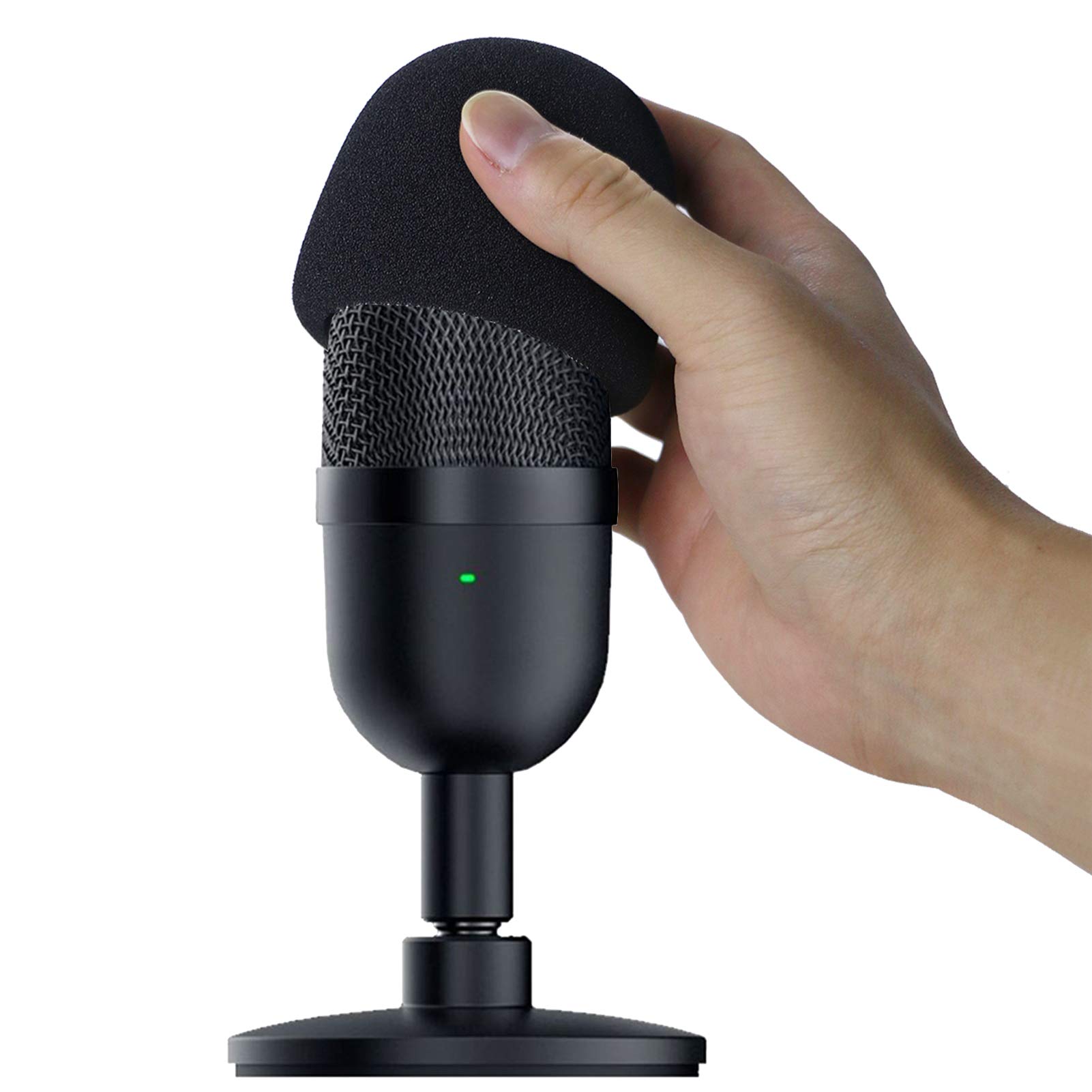 SUNMON Seiren Mini Pop Filter Foam Cover - Professional Mic Windscreen Wind Cover for Razer Seiren Mini USB Streaming Microphone to Minimise Plosives