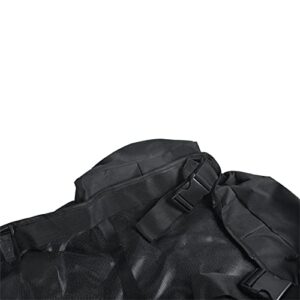 RainMan S Jacket Storage Bag housing up to 6 Life Jackets for Most T-Tops, Bimini Tops and Pontoon Tops, Black