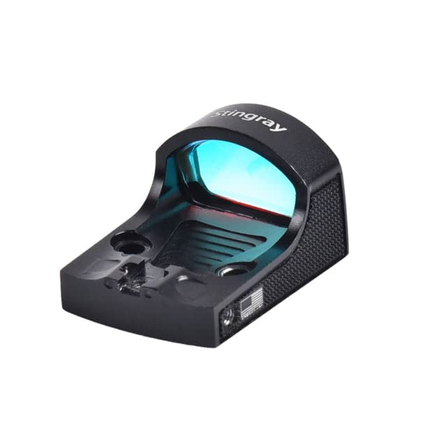 Ade Advanced Optics Stingray (RD3-019) RED Dot Sight for Optics Ready Pistol That is Compatible with Trijicon RMR SRO Footprint/Slide/Screw Pattern