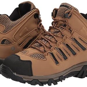 Northside Men's Mid Stimson Ridge Waterproof Hiking Boot, Tan, 7.5