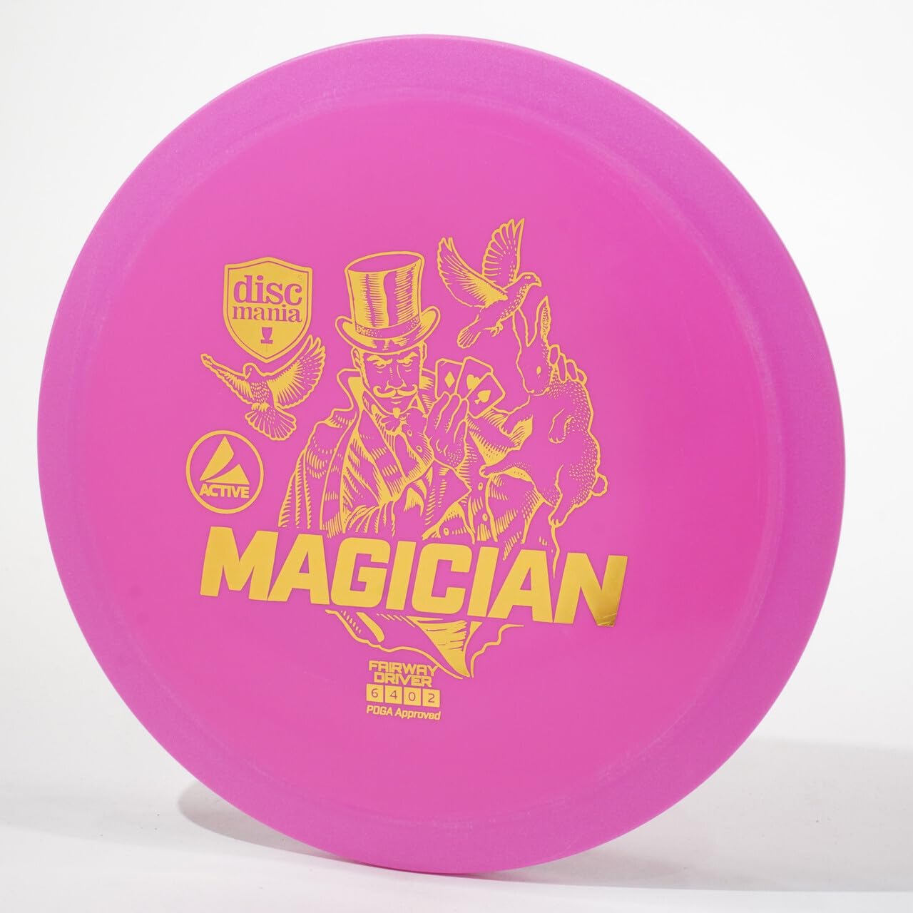 Discmania Active Magician Fairway Driver Golf Disc, Pick Weight/Color [Stamp & Exact Color May Vary] White 167-169 Grams