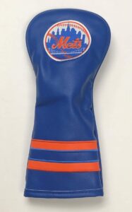 mlb new york mets vintage fairway golf club headcover (mets logo)