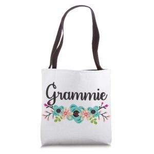 grammie gifts from grandkids floral personalized name gift tote bag