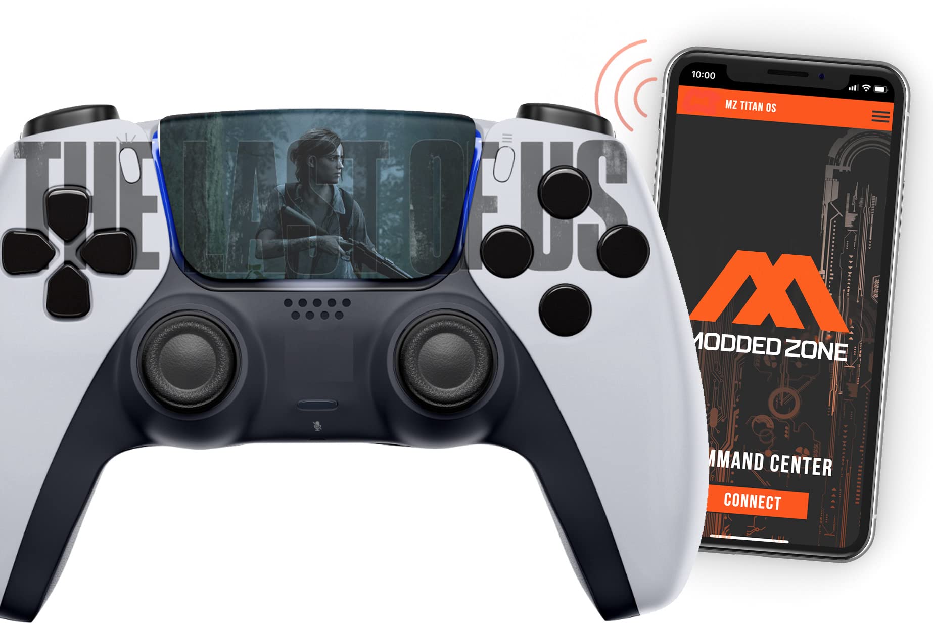 MODDEDZONE Last SMART Rapid Fire Custom Modded Controller compatible with PS5 all shooter games & more