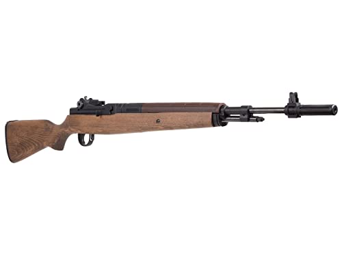 Springfield Armory M1A Underlever Pellet Rifle, Wood Stock air Rifle (.22 Caliber)