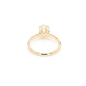 14k Yellow Gold Lab-Grown Diamond Solitaire Wedding Engagement Ring (1/2 cttw, I-J Color, VS2-SI1 Clarity) Size 7