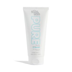 bondi sands pure gradual tanning lotion | hydrates with hyaluronic acid for a glowing tan, fragrance free, cruelty free, vegan | 6.76 oz/200 ml