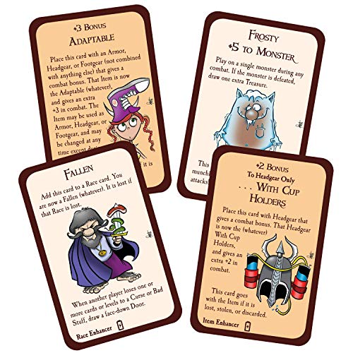 Steve Jackson Games Munchkin Enhancers Card Game (Mini-Expansion) | 30 Cards | Adult, Kids, & Family Game | Fantasy Adventure Roleplaying Game | Ages 10+ | 3-6 Players | Avg Play Time 120 Min | from