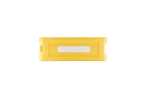 plano edge terminal medium weight retainer | designed to complement edge 3600 & 3700 tackle boxes for customized storage, yellow