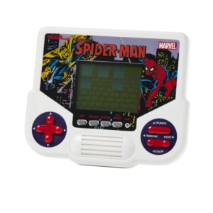 Hasbro Gaming Tiger Electronics Marvel Spider-Man Electronic LCD Video Game,Retro-Inspired 1-Player Handheld Game,Ages 8 and Up